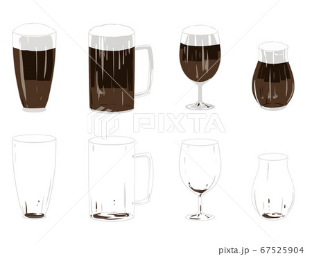 黒いビール(線無し) 黒いビール(線無し) 67525904