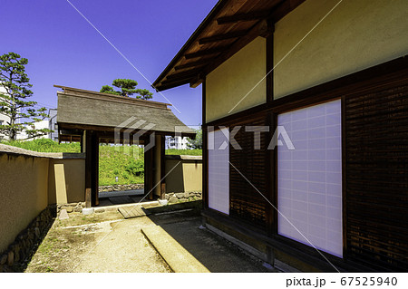 道後温泉　道後公園　湯築城跡　中世武家屋敷　愛媛県松山市 67525940