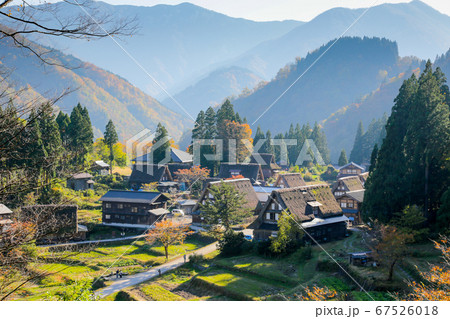 富山県 秋 五箇山 相倉合掌造り集落 富山県 秋 五箇山 相倉合掌造り集落 67526018