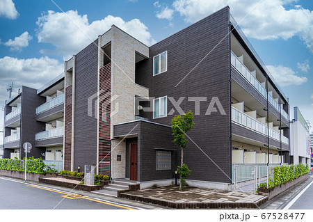 小規模マンション イメージの写真素材