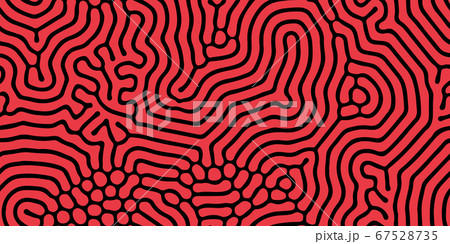 Seamless organic, biological pattern. Abstract shapes like corals. 67528735