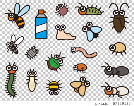 變形的害蟲插圖集 67529123