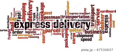 Express delivery word cloud 67530637