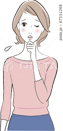 心配する女性 67531268