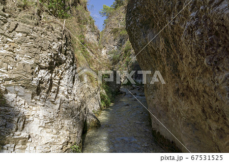 The Rio Chillar hiking trail. Nerja, Malaga, 67531525