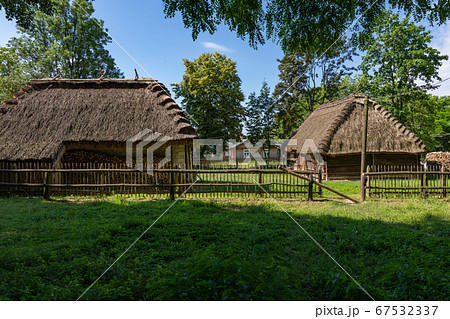 Traditional village in Poland. Open Air Museum. 67532337