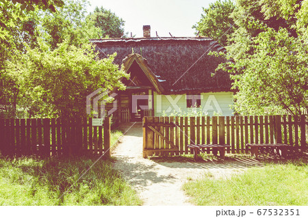 Traditional village in Poland. Open Air Museum. 67532351