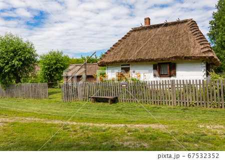 Traditional village in Poland. Open Air Museum. 67532352