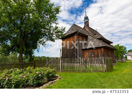 Traditional village in Poland. Open Air Museum. 67532353
