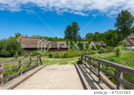 Traditional village in Poland. Open Air Museum. 67532365