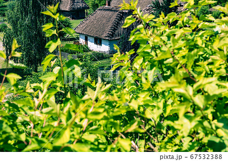 Traditional village in Poland. Open Air Museum. 67532388