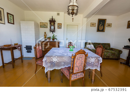 Traditional village in Poland. Open Air Museum. 67532391