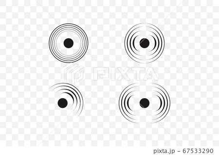 Sonar wave sign. Vector illustration. Radar icon 67533290