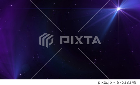 スポットライト スペース スター 星 宇宙 ジェット エネルギー 抽象的 3D イラスト 背景 67533349
