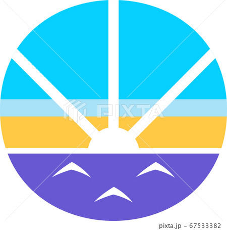夜明けの海のアイコン 夜明けの海のアイコン 67533382