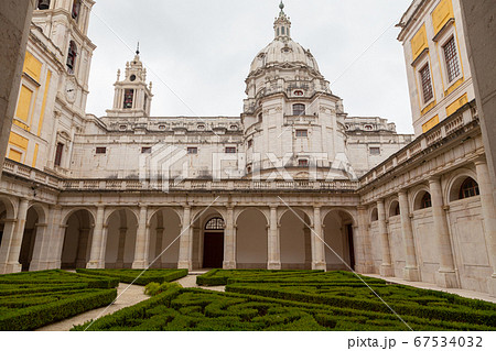 Palace of Mafra, Portugal. History landmark in Palace of Mafra, Portugal. History landmark in 67534032