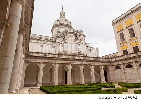 Palace of Mafra, Portugal. History landmark in Palace of Mafra, Portugal. History landmark in 67534042
