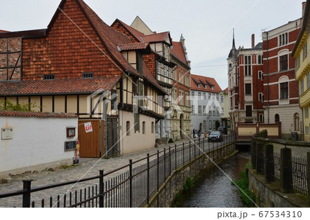 世界遺産の街クヴェトリンブルクの写真素材
