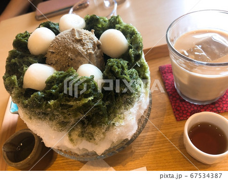 白玉抹茶かき氷 白玉抹茶かき氷 67534387