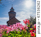 Beatuiful view to the tower of the Nuremberg Castle in Franconia, Bavaria state, Germany 67536262