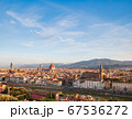 Beautiful Florence cityscape at early morning, sunrise time., Italy. 67536272