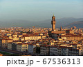 Beautiful view of Florence Skyline at Sunset. Italy 67536313