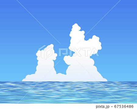 夏の海イラストのイラスト素材