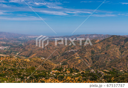 beautiful view of the mountains in the region of 67537787