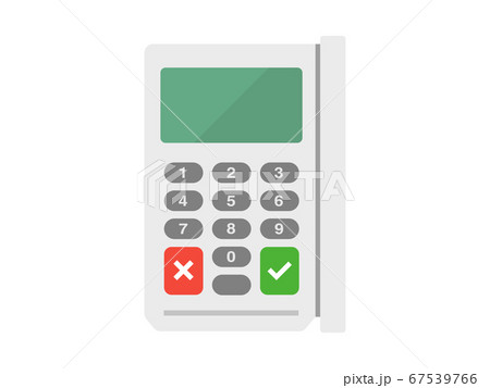 クレジットカードリーダーのイラスト クレジットカードリーダーのイラスト 67539766