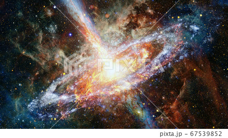 Pulsar in the nebula. Elements of this image Pulsar in the nebula. Elements of this image 67539852