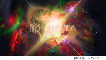 Pulsar Black hole in space. Elements of this image 67539863