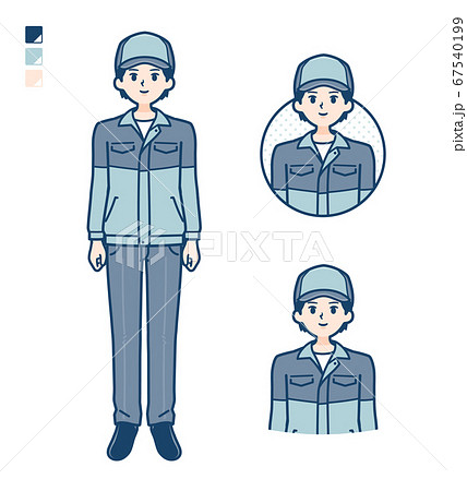 simple delivery man_Smile 67540199