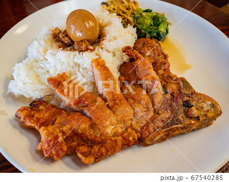Close up shot of the Taiwanese style deep fried 67540285