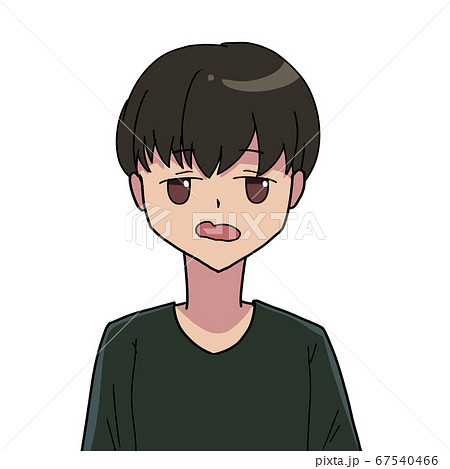 呆れている黒髪茶色目の男性 呆れている黒髪茶色目の男性 67540466