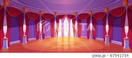 Ballroom interior in medieval royal castle Ballroom interior in medieval royal castle 67541734