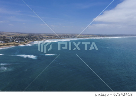 Aerial view of the Great Australian Bight in regional Australia Aerial view of the Great Australian Bight in regional Australia 67542418