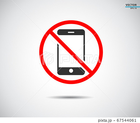 No cell phone, Mobile Phone prohibited, phone logo No cell phone, Mobile Phone prohibited, phone logo 67544061