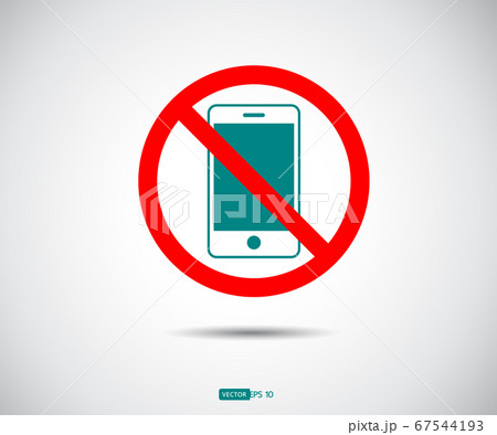 No cell phone, Mobile Phone prohibited, phone logo 67544193