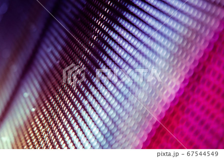 CloseUp LED blurred screen. LED soft focus 67544549