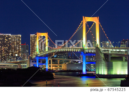 東京_お台場イルミネーション夜景 67545225