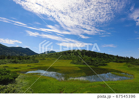 八甲田山のハイキング、さわやかな、手軽な登山 八甲田山のハイキング、さわやかな、手軽な登山 67545396