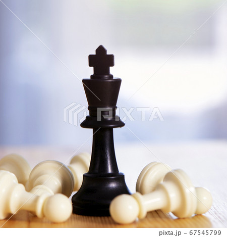 Knight of chess win , Leader success concept Knight of chess win , Leader success concept 67545799