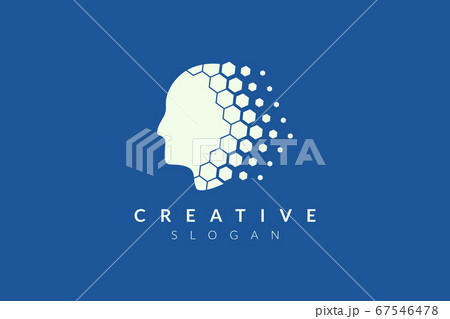 Vector design of brain style with various abstract 67546478