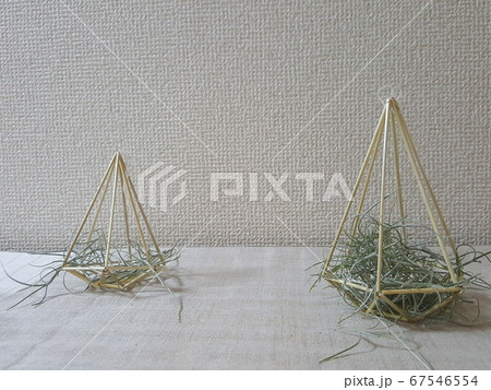 北欧伝統の麦わら細工ヒンメリとエアプランツ 北欧伝統の麦わら細工ヒンメリとエアプランツ 67546554