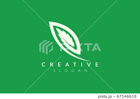 Vector design leaf various abstract shape. Vector design leaf various abstract shape. 67546619
