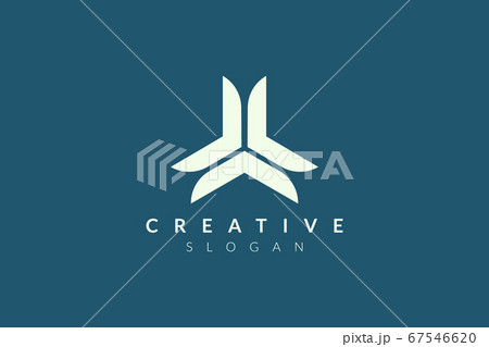 Three angle logo design. The minimalist and modern Three angle logo design. The minimalist and modern 67546620