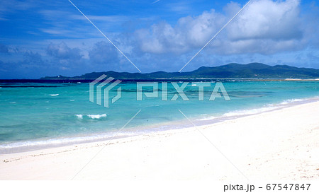 久米島のはての浜の海 久米島のはての浜の海 67547847