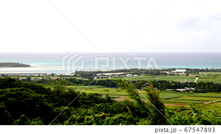 久米島の登武那覇園地からの景色 67547893