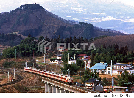 鉄道　国鉄：特急「ひばり12号」485系 67548297