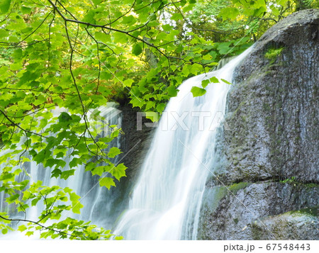 北海道の風景 滝野 鱒見の滝 北海道の風景 滝野 鱒見の滝 67548443